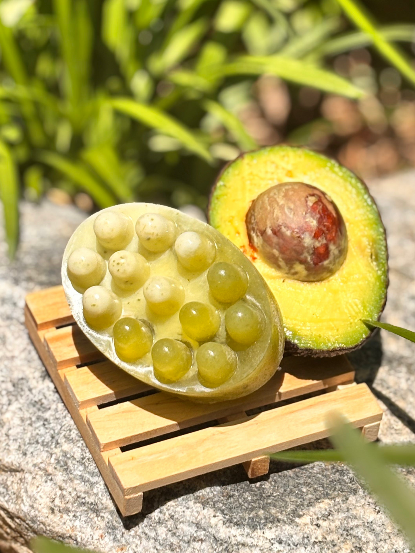 Avocado shampoo bar