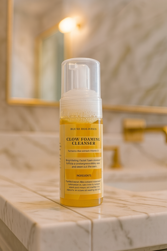 Glow foaming cleanser